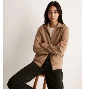 Madewell - Garment Dyed Terry Zip Up Jacket - XS